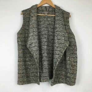 Chicos Sleeveless Open‎ Front Vest Size 2